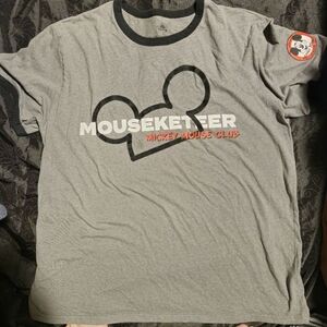 Disney Mouseketeer Gray and Black T-Shirt